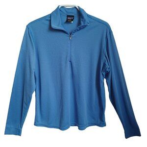 Patagonia Capilene Pullover Blue 1/4 Zip Womens size Small